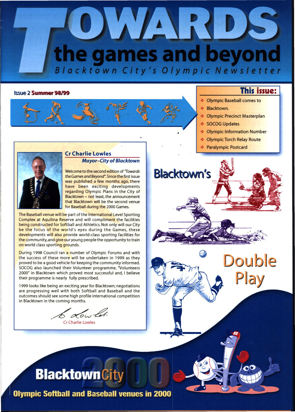 Towards the Games and Beyond, Newsletter No 2, Summer 1998/1999