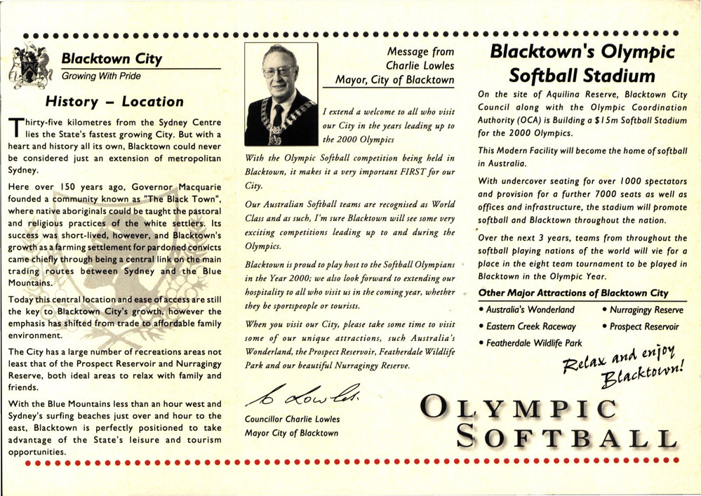 Olympic Softball stadium