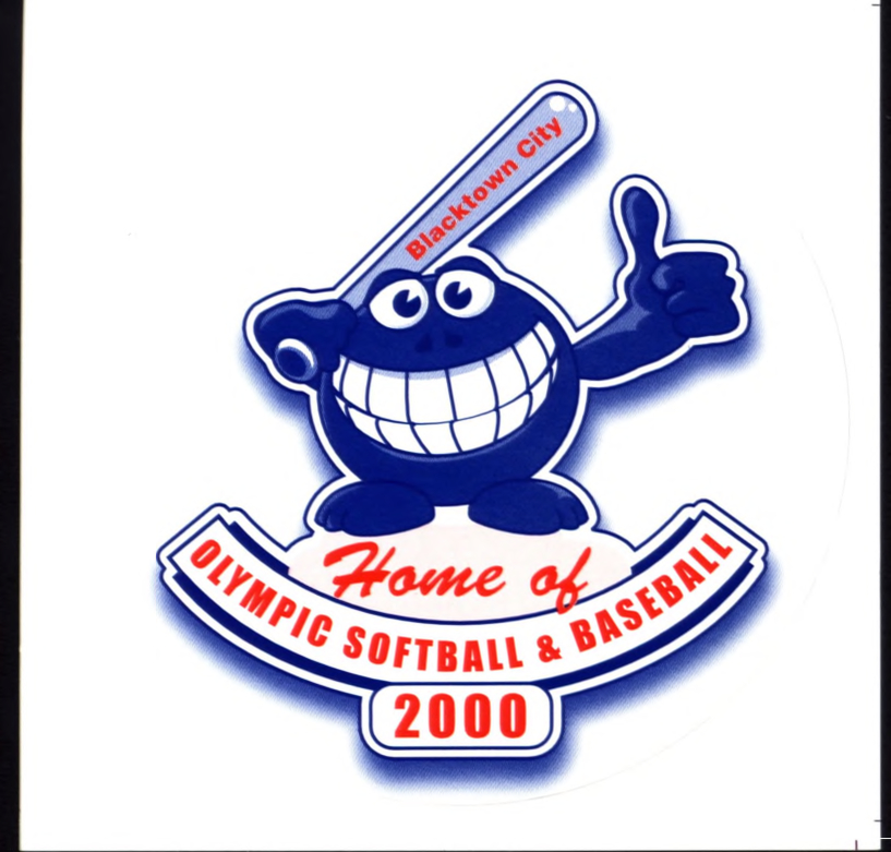 Olympic Softball and Baseball sticker, 2000
