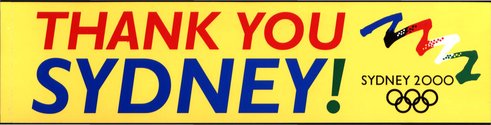 Sydney Olympic Games Sticker, 2000