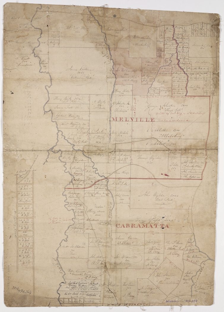 Parish of Cabramatta and Melville, 1831