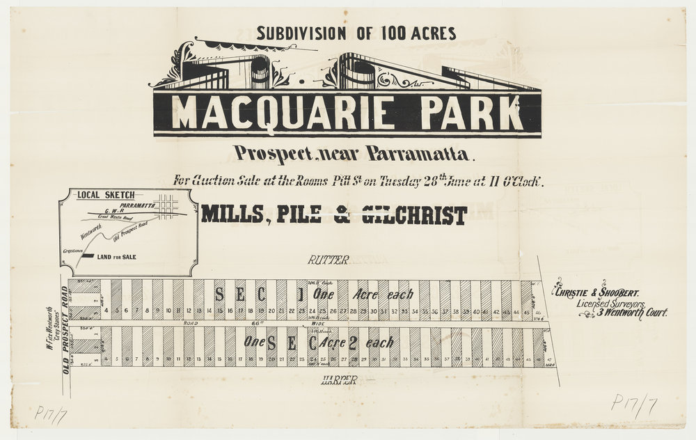 Macquarie Park, Prospect, ?1892