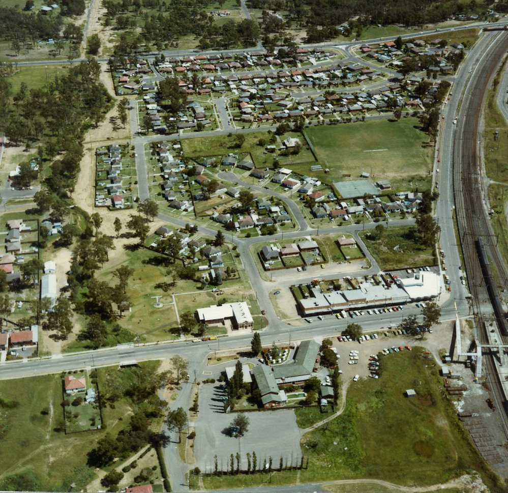 Aerial view of Rooty Hill
