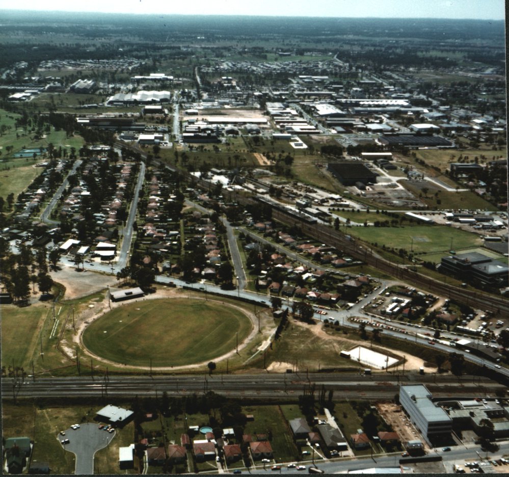 Aerial view of Francis Park, Blacktown