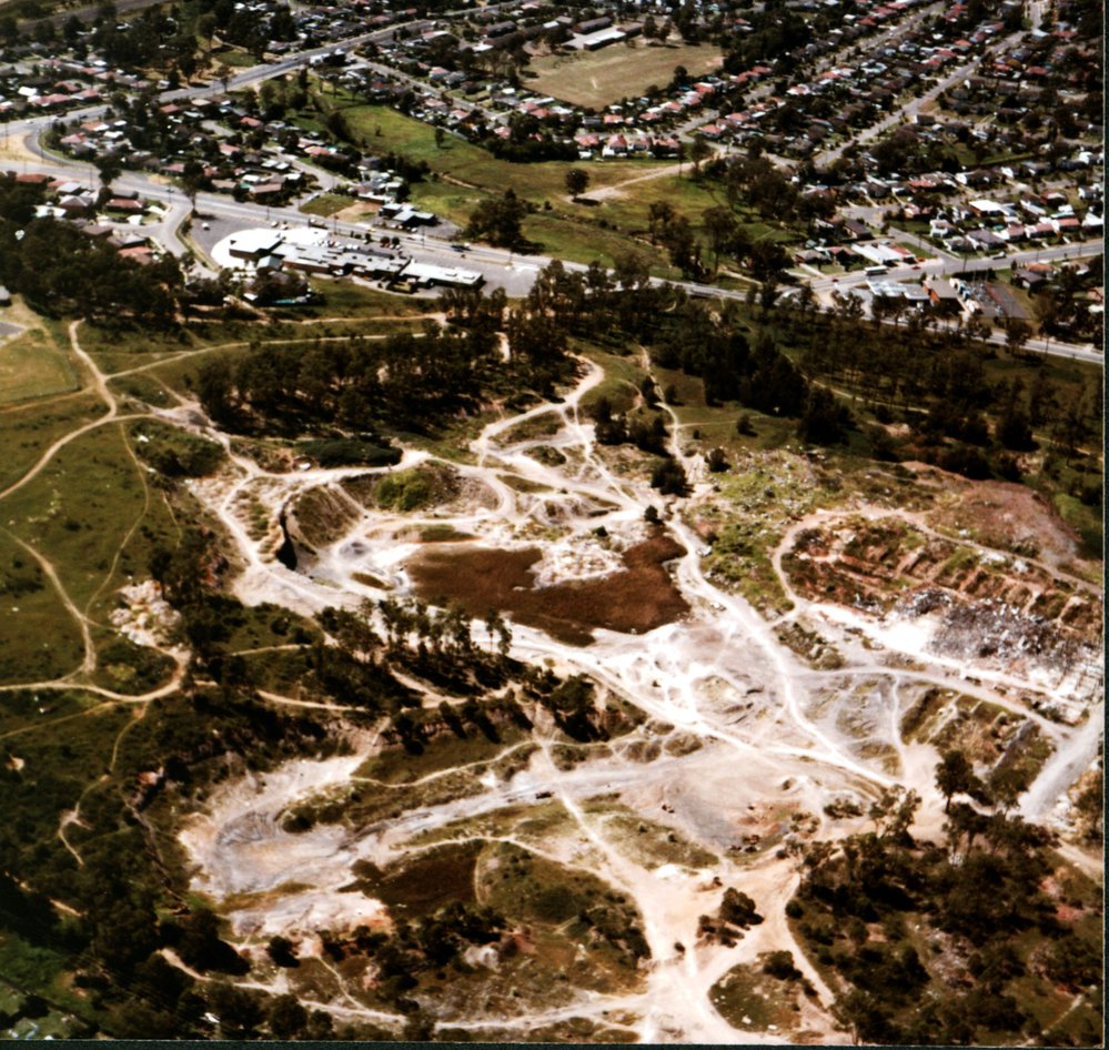 Aerial View of Blacktown Quarry on Blacktown Road, Blacktown