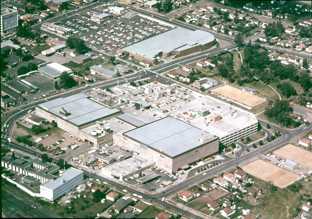 Aerial view of Blacktown CBD
