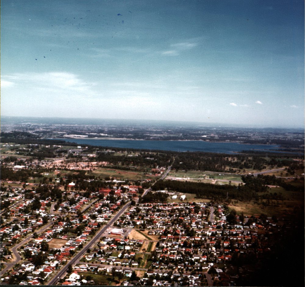 Aerial View of Reservoir Road connecting to Prospect Reservoir