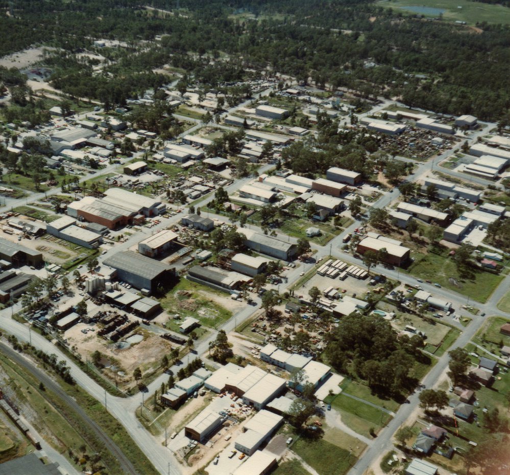 Aerial view of Riverstone Industrial area