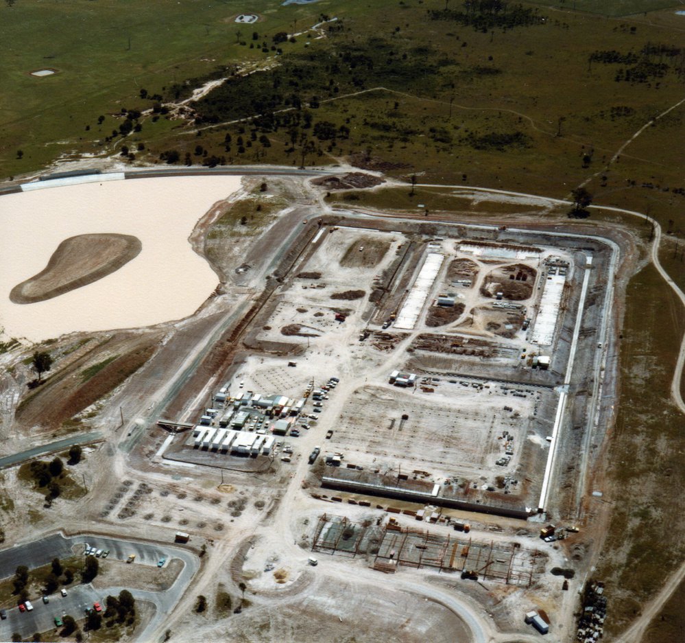 Aerial view of Parklea Correctional Centre under construction