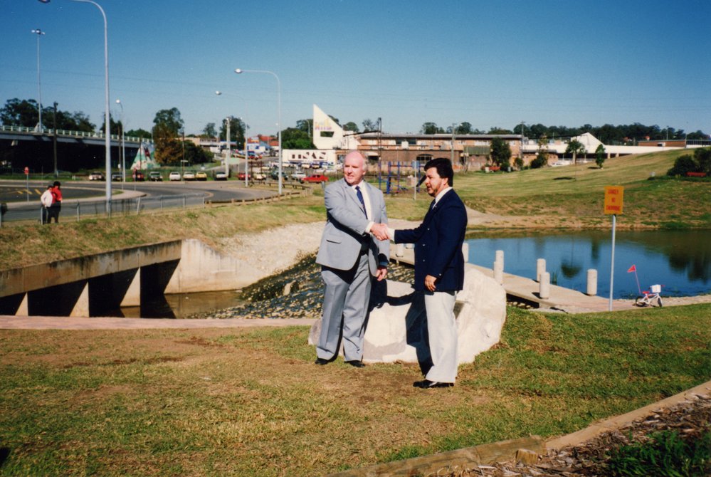 Official opening of Rotary Lakes, Seven Hills