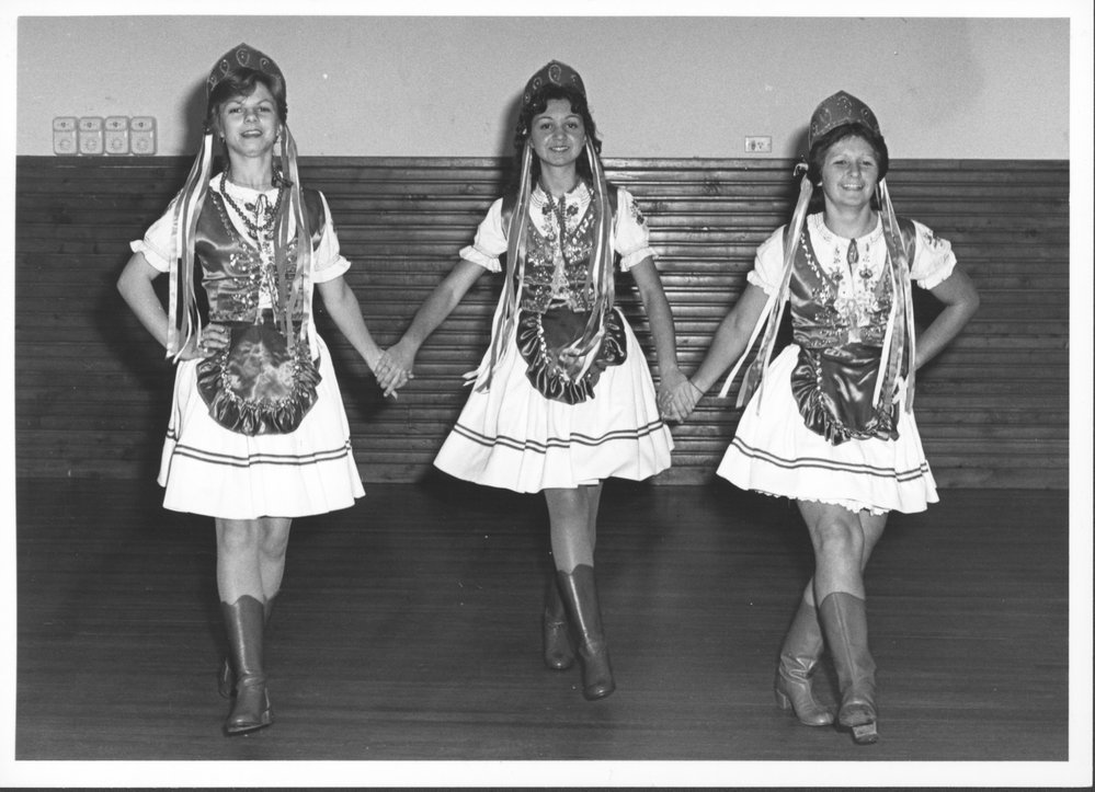 Possibly Ukranian folk dance group
