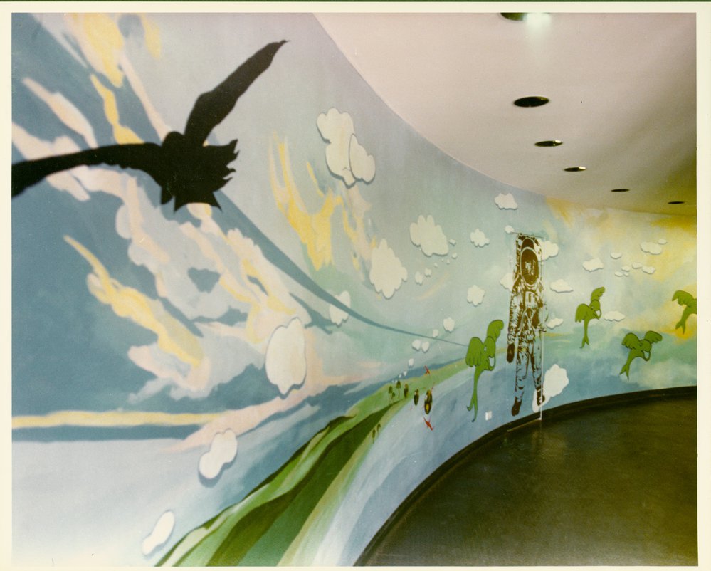 Max Webber Library Mural