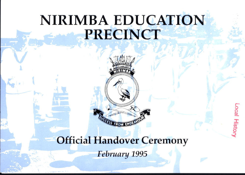 Nirimba Education Precinct handover ceremony, 1995