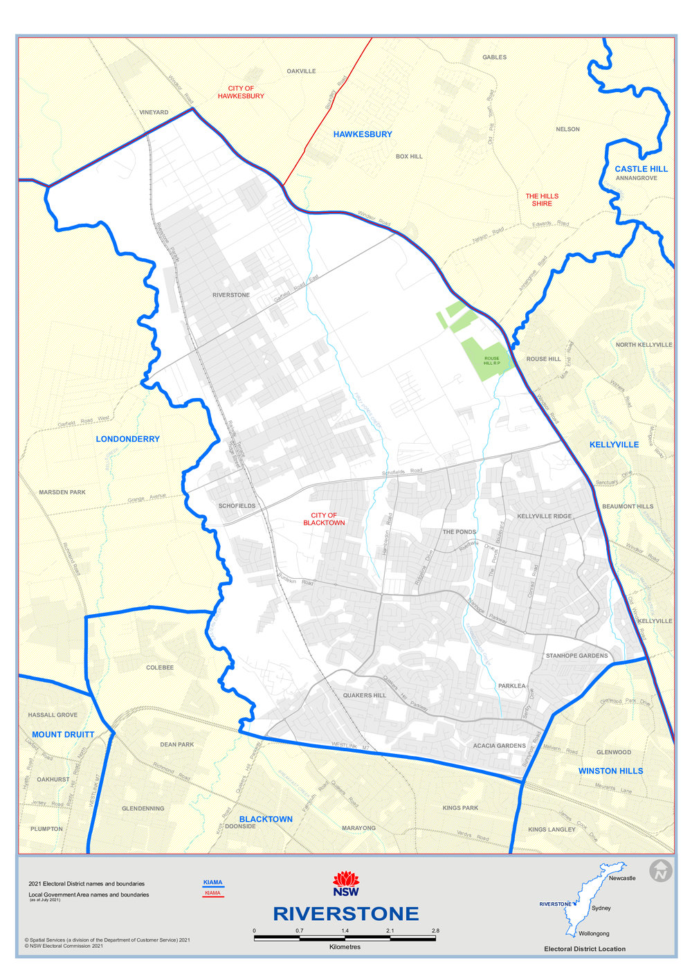 Riverstone electorate, 2021