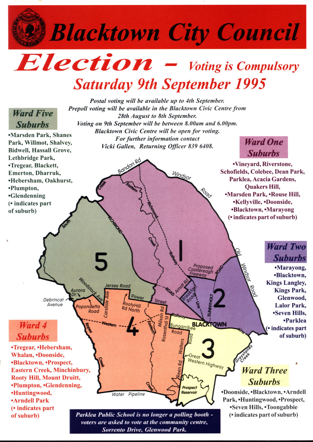 Blacktown City Council election, 1995