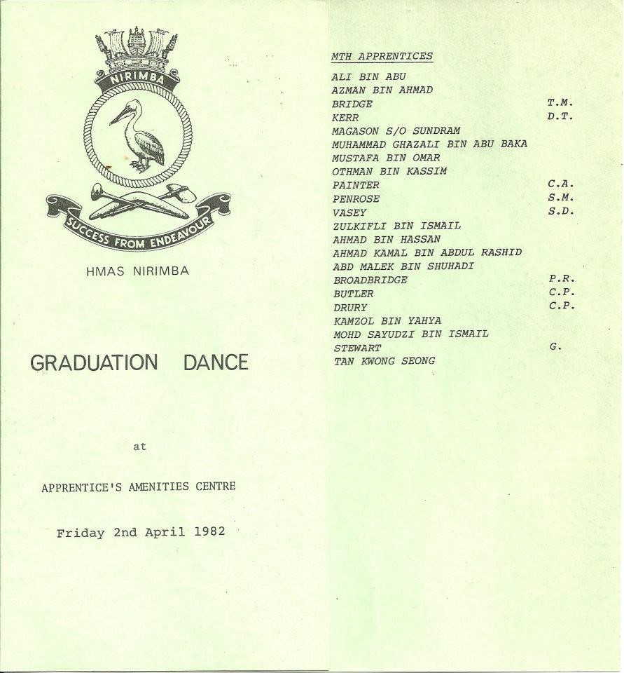 Nirimba Graduation Dance, April 1982
