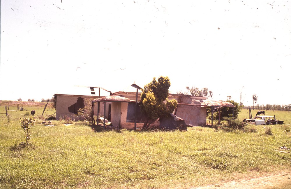 House under demolition