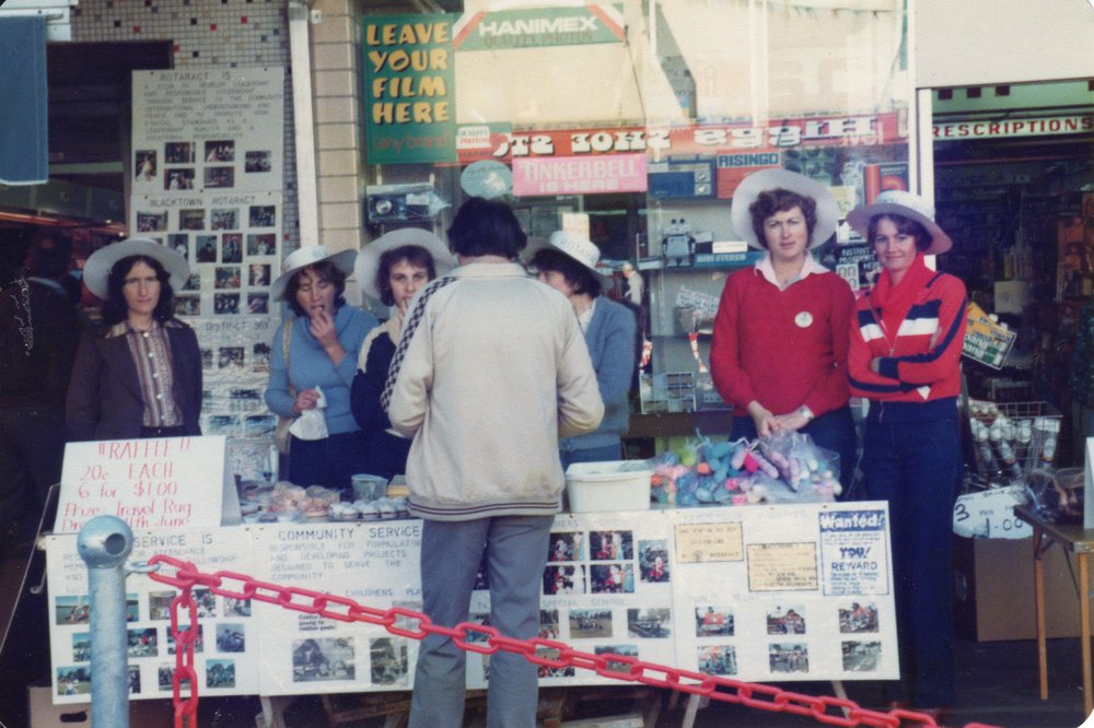 Blacktown City Festival, street stall by Blacktown Rotaract Club