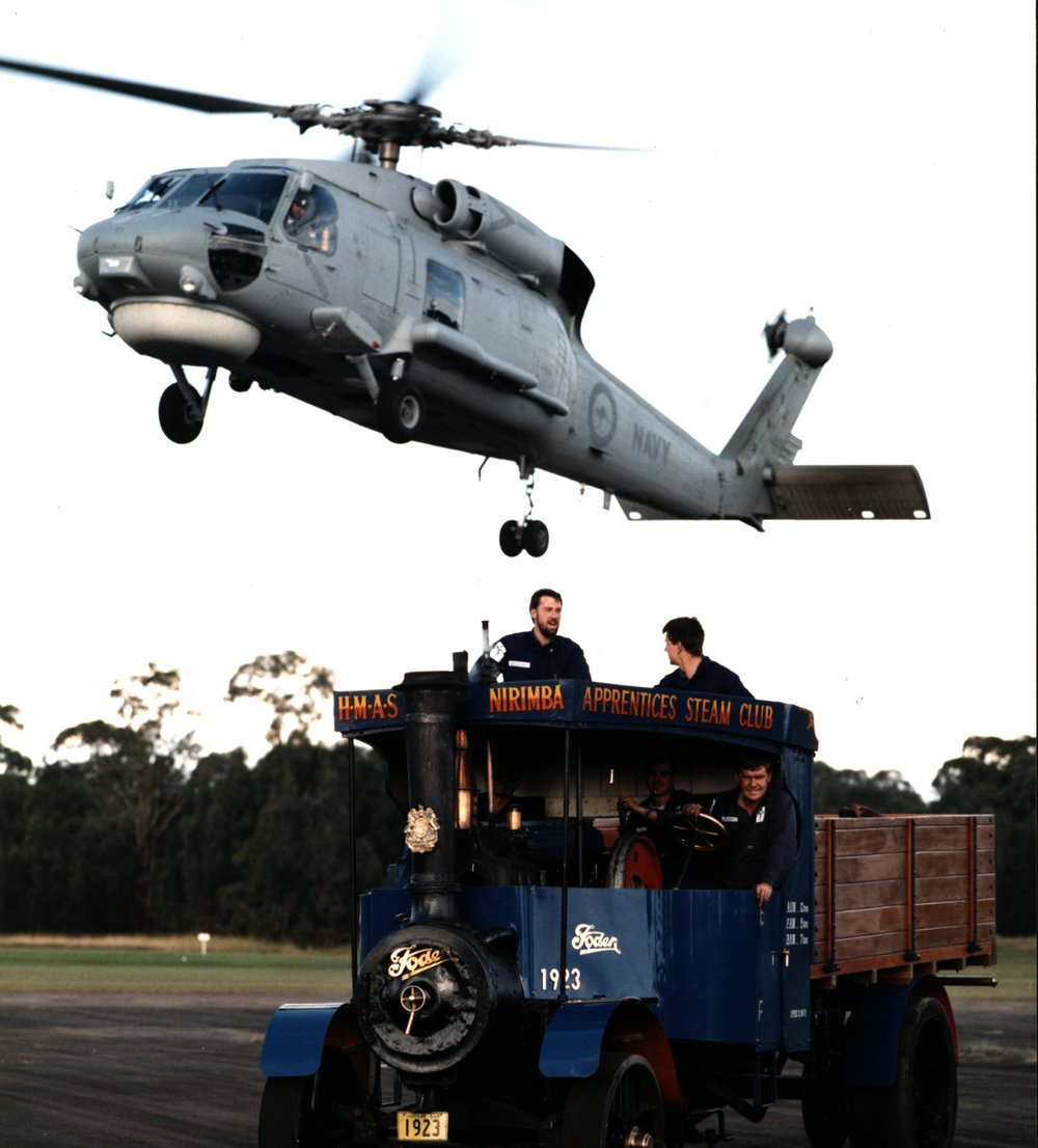 Restored 1923 Foden steam truck, HMAS Nirimba