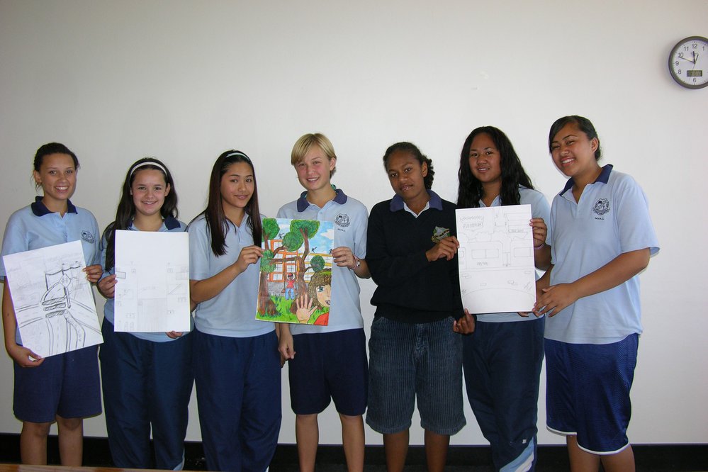 Electric Art project volunteers, 2005