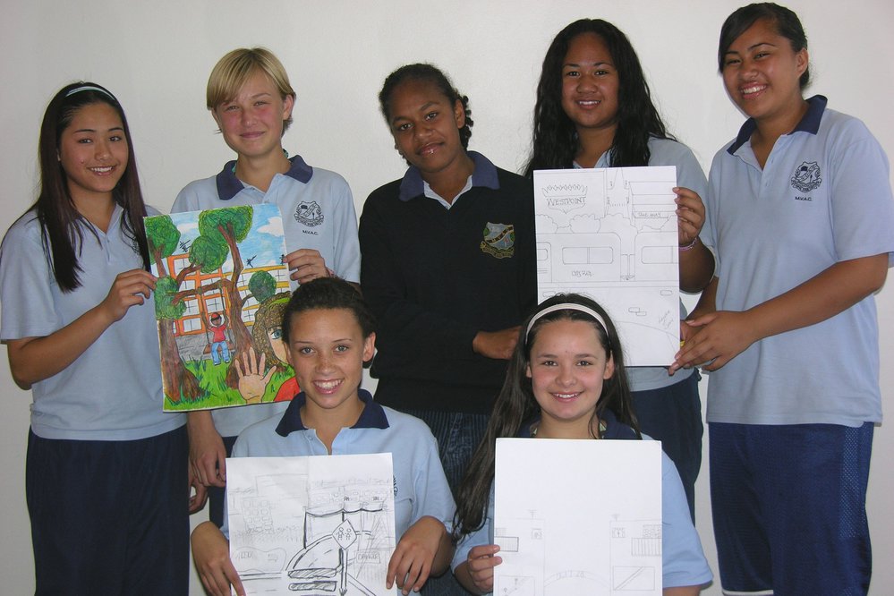 Electric Art project volunteers, 2005