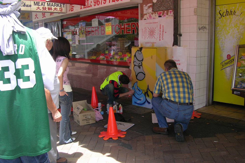 Electric Art Project, Blacktown CBD, 2005