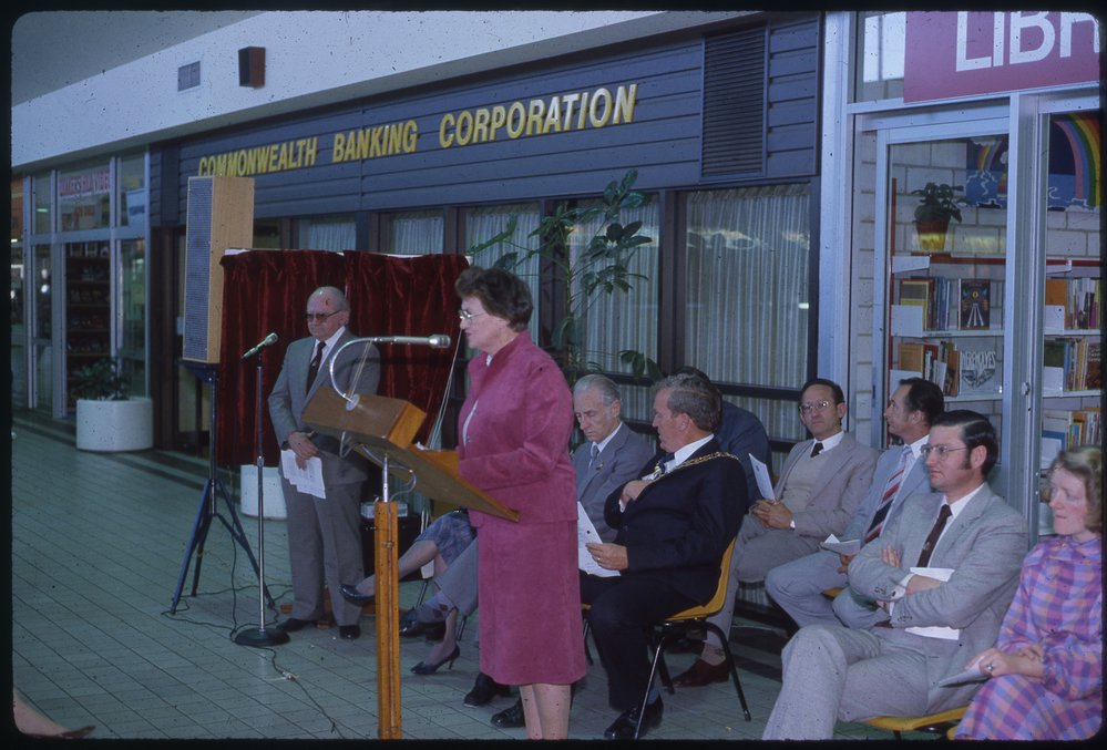 Official opening of John Aquilina Children&rsquo;s Library, Quakers Hill, 1983