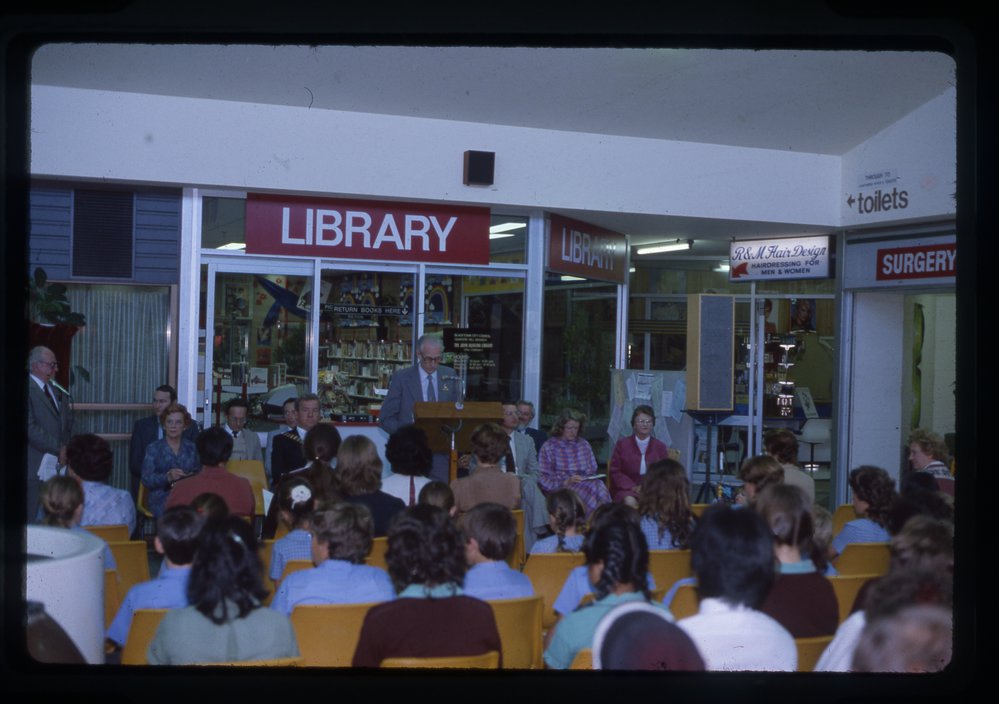 Official opening of John Aquilina Children&rsquo;s Library, Quakers Hill, 1983