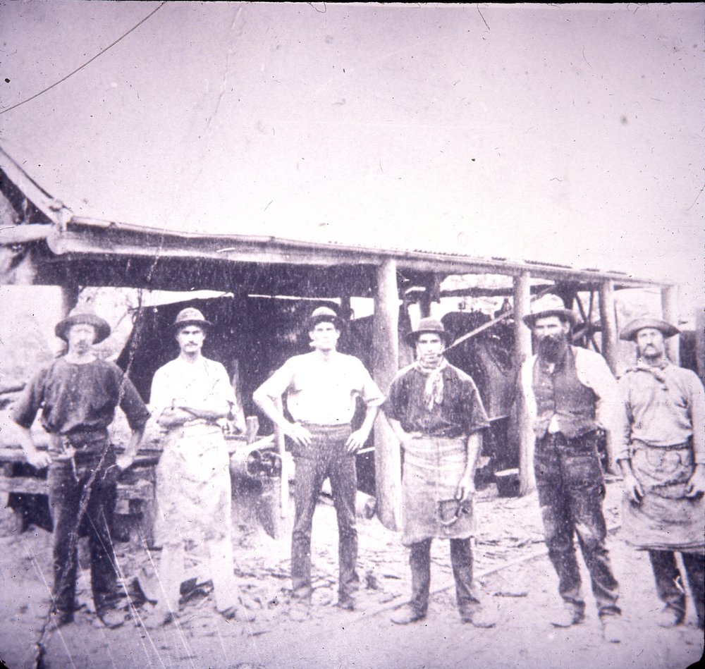 Group of unknown men
