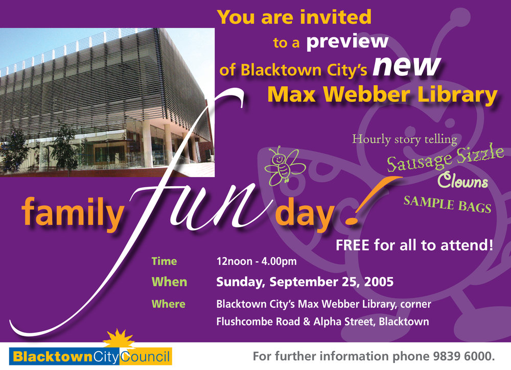 Preview of the New Max Webber Library, 2005