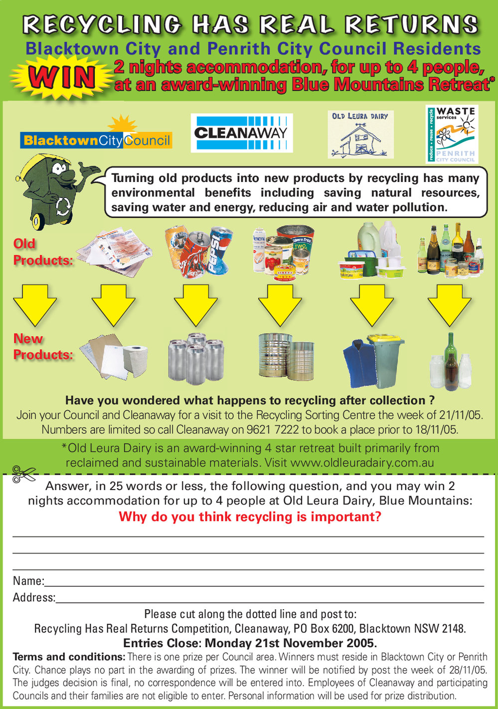 Recycling Competition, 2005