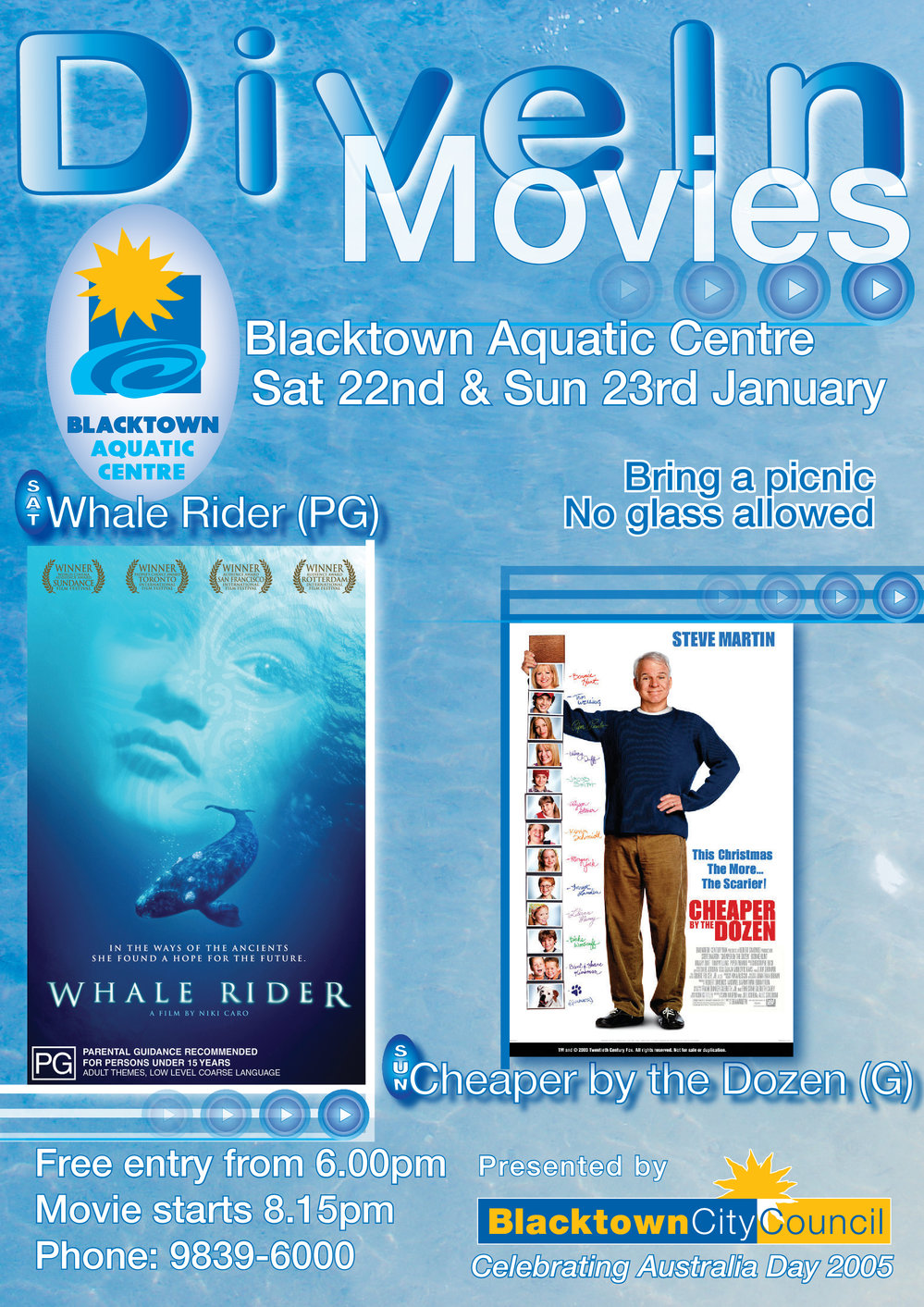 Dive In Movies, Blacktown Aquatic Centre, 2005