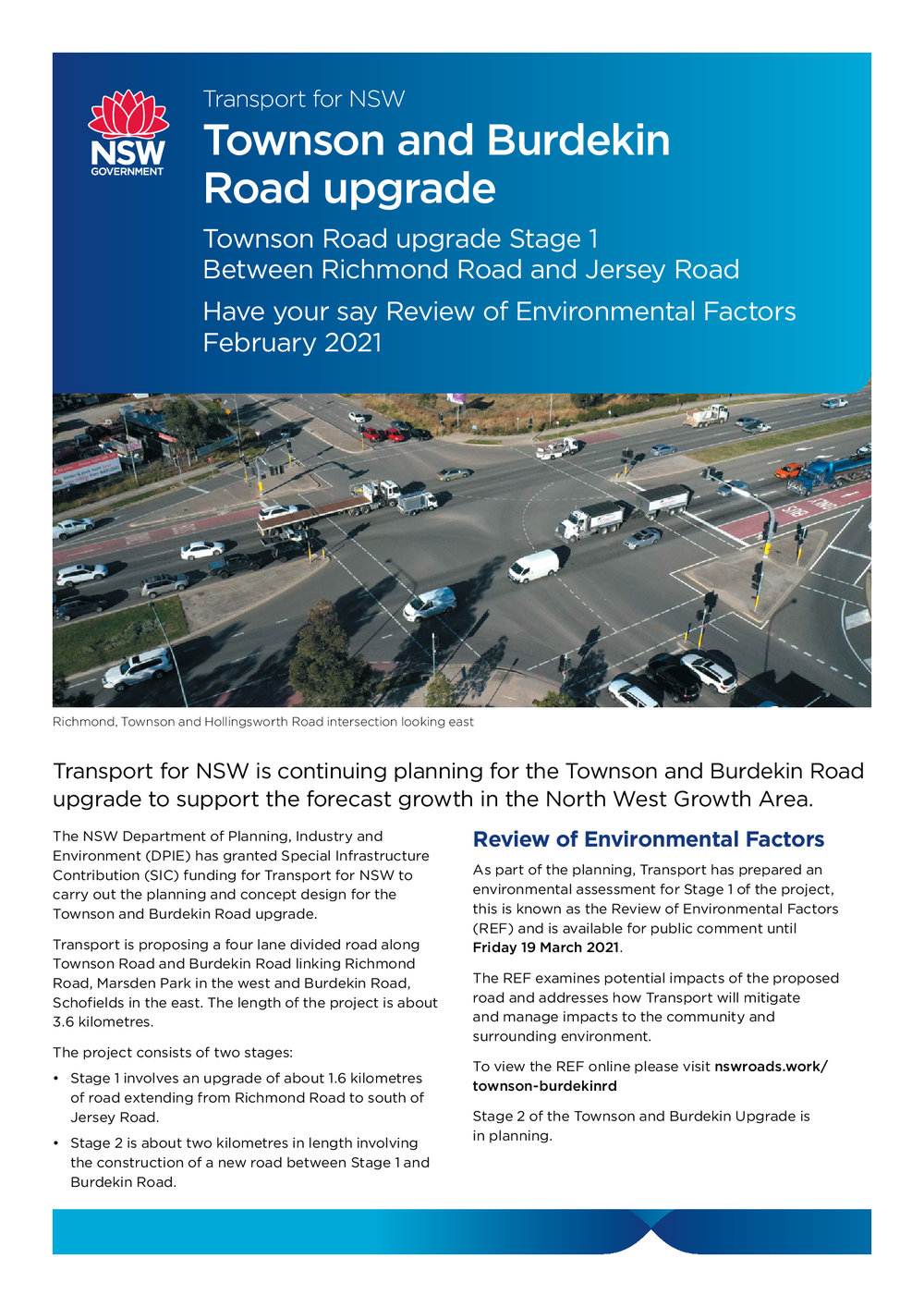Townson and Burdekin Road Upgrade, 2021