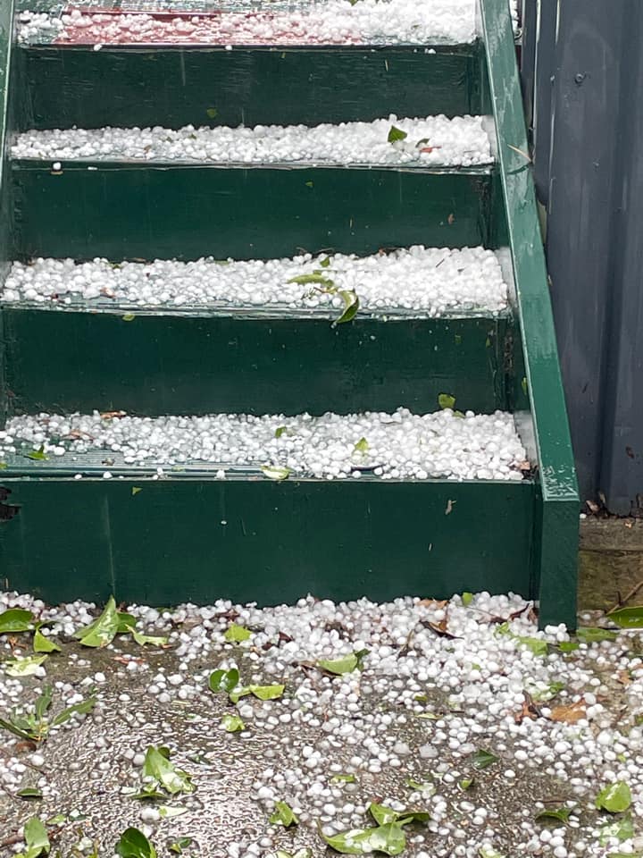 Hailstorm, Lethbridge Park, 2021