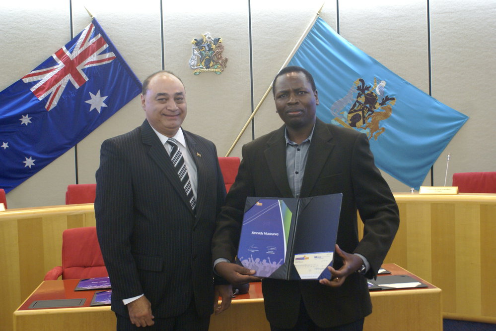 Blacktown City Council Tertiary Scholarship Award winner, 2012