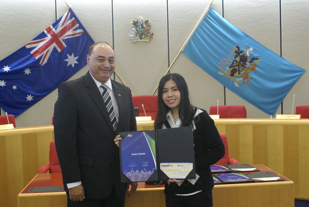Blacktown City Council Tertiary Scholarship Award winner, 2012