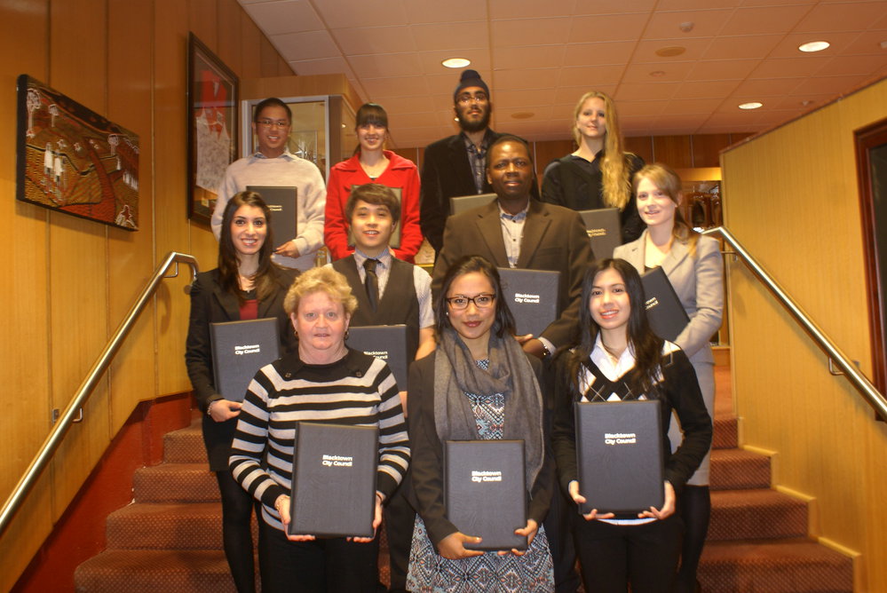 Blacktown City Council Tertiary Scholarship Award winner, 2012
