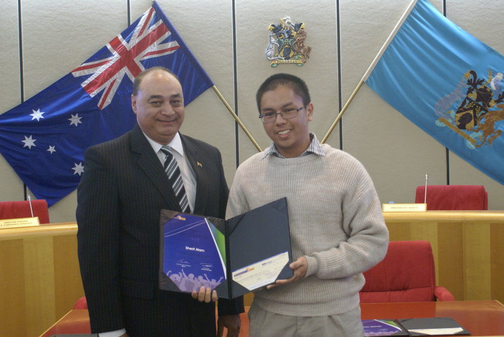 Blacktown City Council Tertiary Scholarship Award winner, 2012