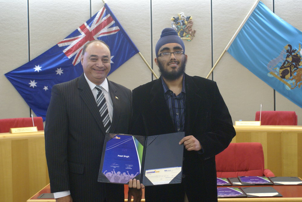Blacktown City Council Tertiary Scholarship Award winner, 2012