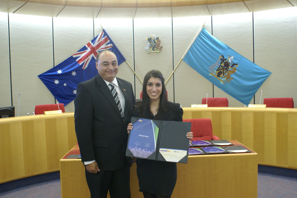 Blacktown City Council Tertiary Scholarship Award winner, 2012