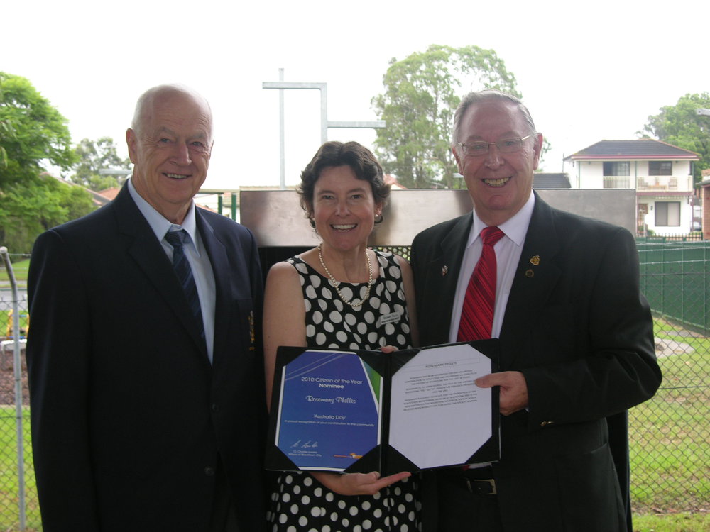 Rosemary Phillis, Citizen of the Year nominee, 2010