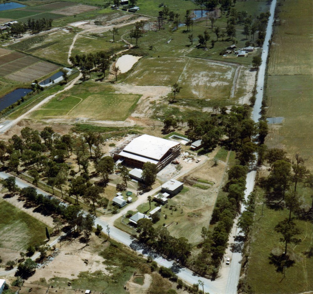 Aerial view of Valentine Sports Park, Meurants Lane, Glenwood