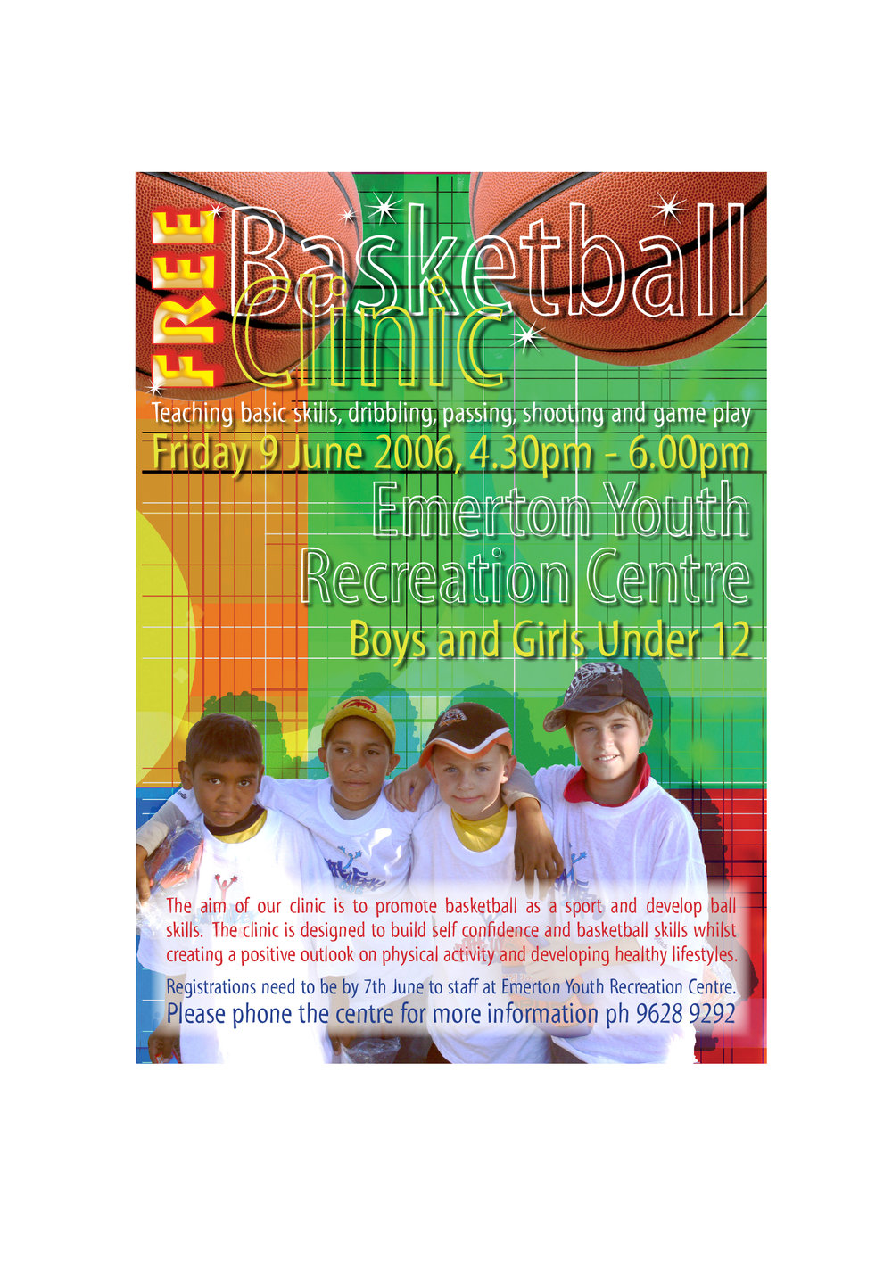 Free Basketball Clinic Emerton, 2006