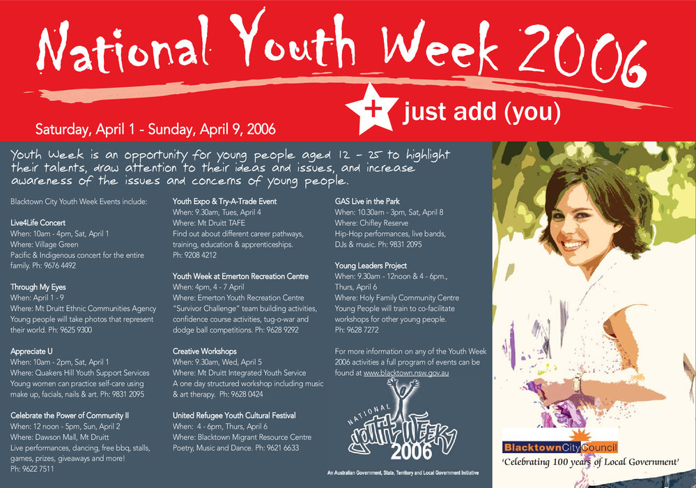 National Youth Week, 2006