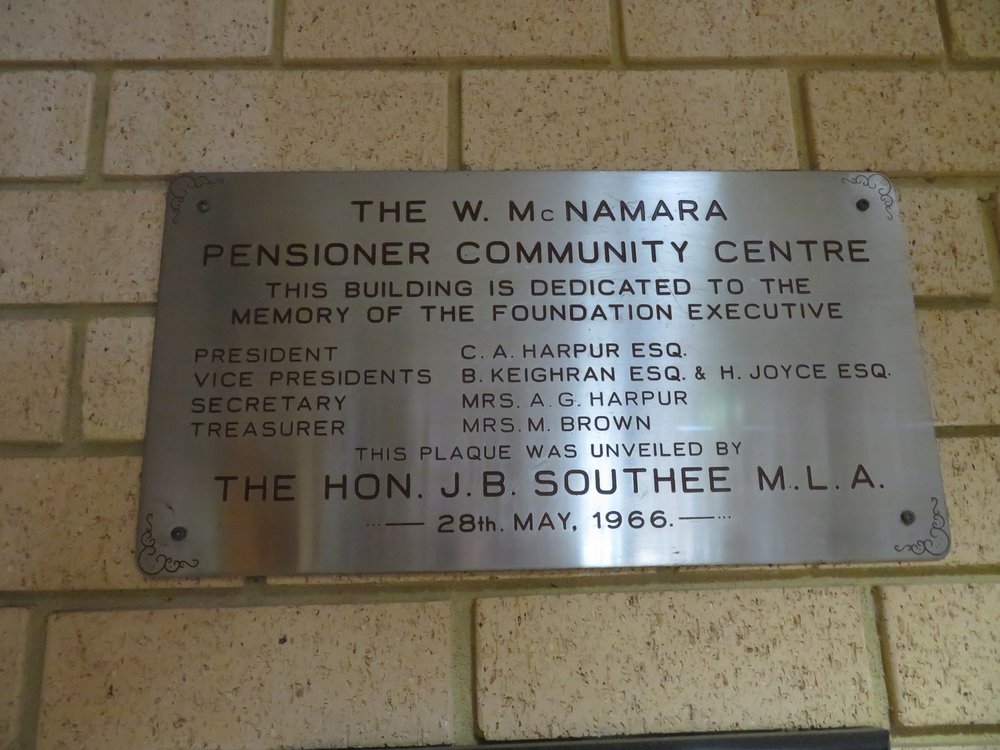 The W. McNamara Pensioner Community Centre, Riverstone