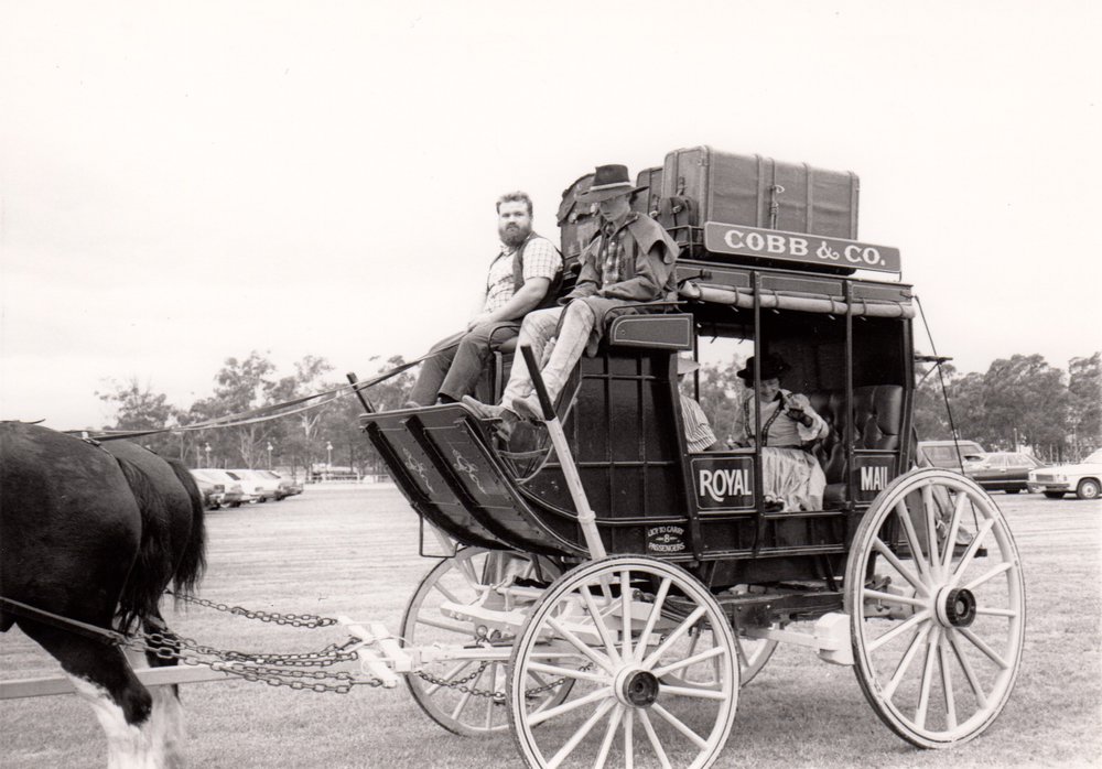 Bicentennial event, Cobb and Co. Coach Service