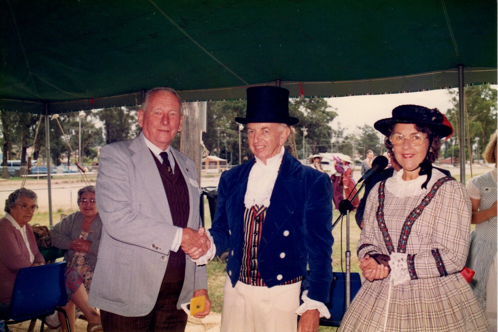 Bicentennial medal presentation