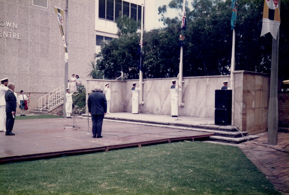 Naval Remembrance Service at Civic Plaza, Blacktown