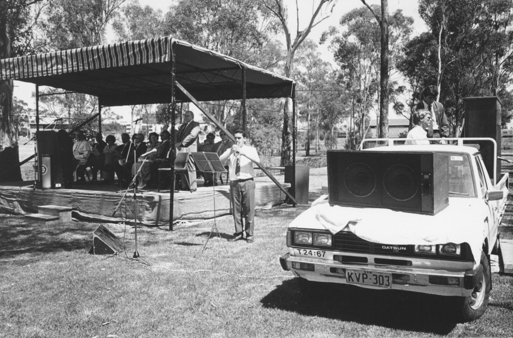 Pope John Paul memorial garden, official opening
