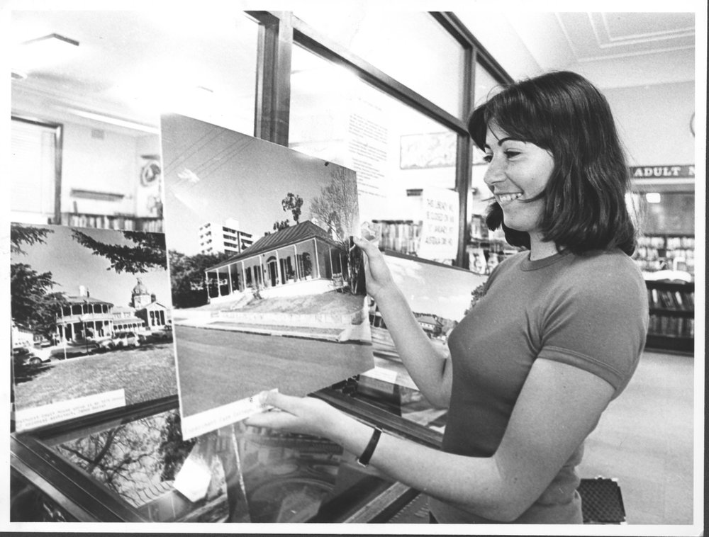 Library staff at Blacktown Municipal Library, 1977